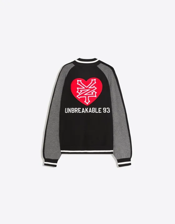 Куртка на молнии ZOO YORK x BERSHKA с вышивкой