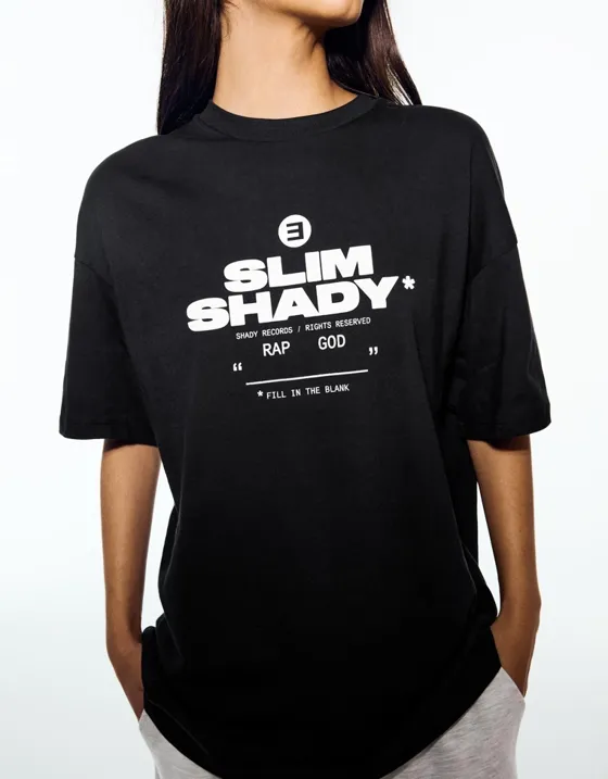 Футболка оверсайз с принтом EMINEM