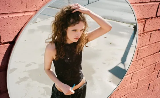 Кружевной топ без рукавов ARIES X BERSHKA