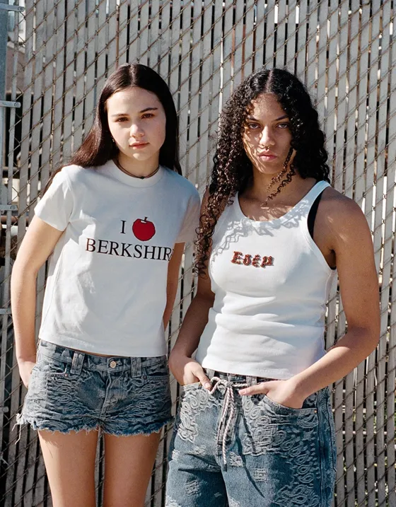 Топ на бретелях с принтом ARIES X BERSHKA