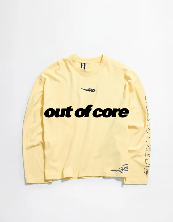 Футболка свободного кроя — длинные рукава OUT OF CORE