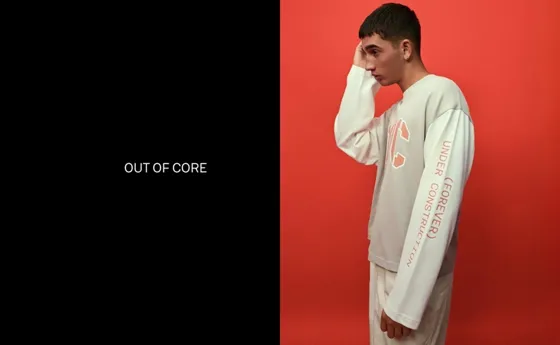 Футболка свободного кроя, длинные рукава, OUT OF CORE