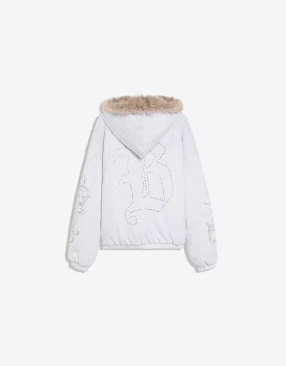 Двусторонняя куртка с капюшоном JUICY COUTURE X Bershka