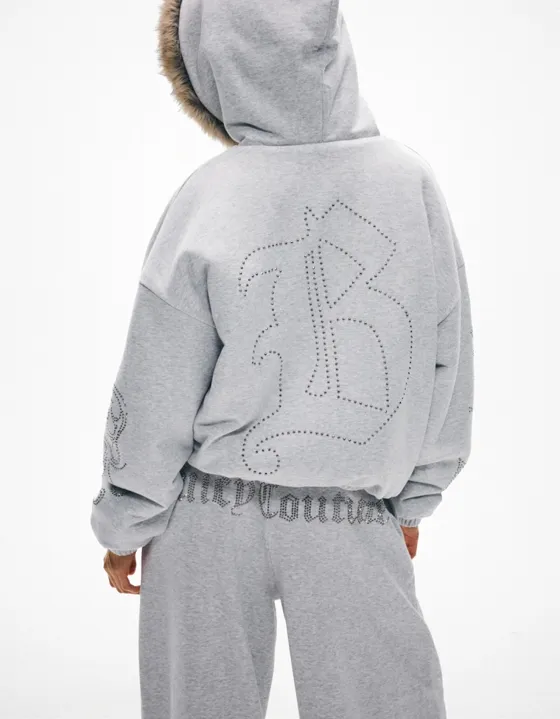 Двусторонняя куртка с капюшоном JUICY COUTURE X Bershka