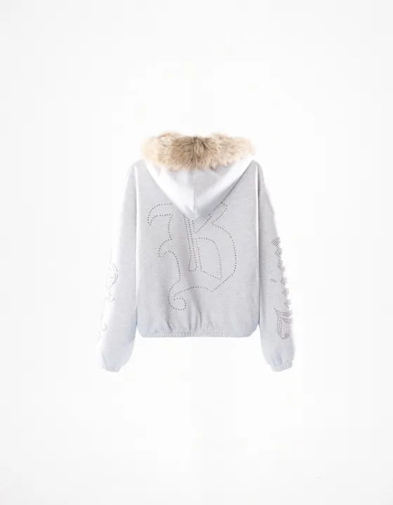 Двусторонняя куртка с капюшоном JUICY COUTURE X Bershka