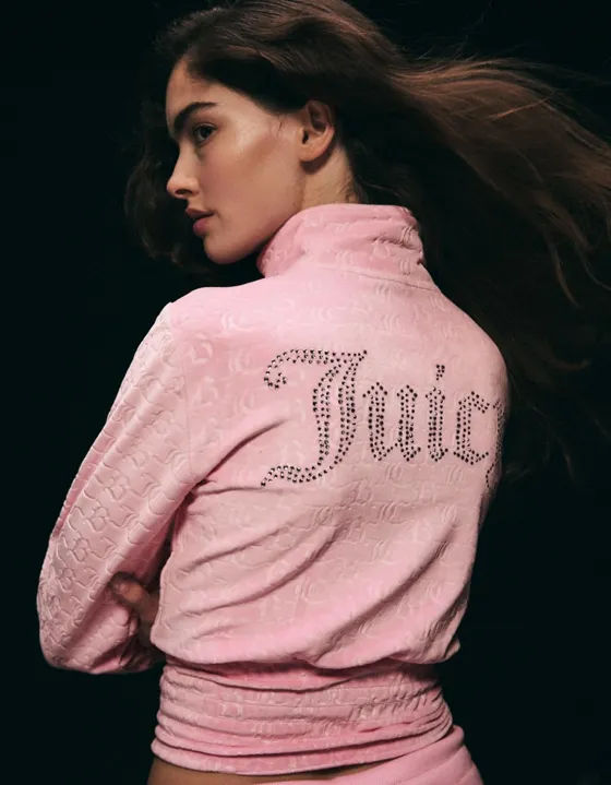 Бархатная куртка JUICY COUTURE X Bershka