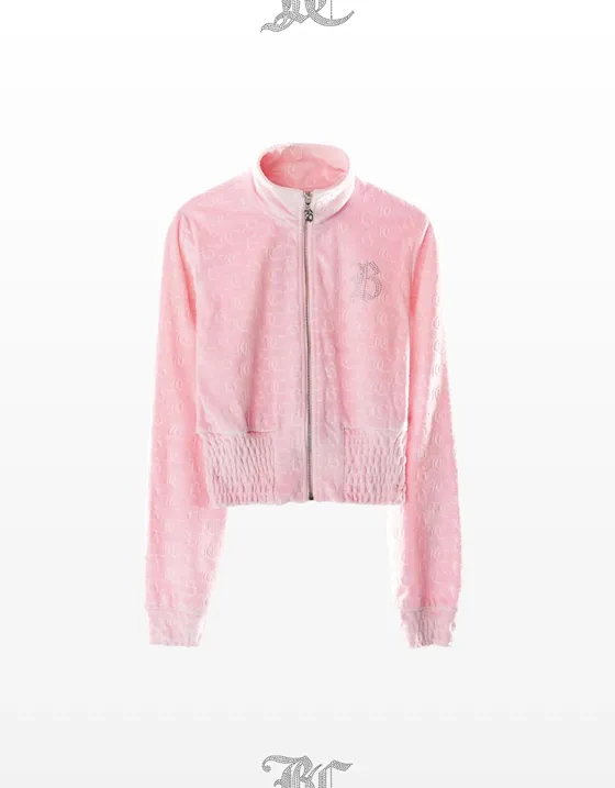 Бархатная куртка JUICY COUTURE X Bershka