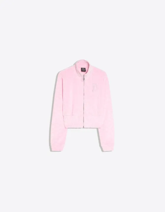 Бархатная куртка JUICY COUTURE X Bershka