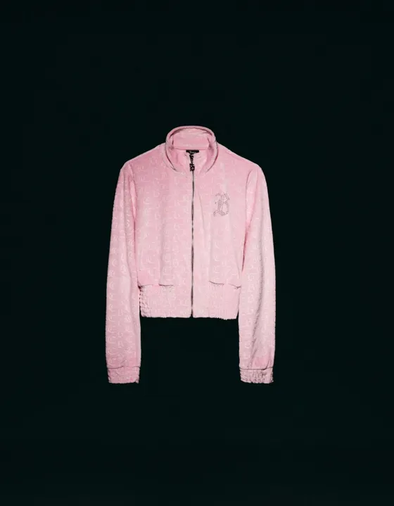 Бархатная куртка JUICY COUTURE X Bershka
