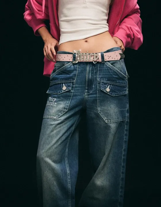 Джинсы свободного кроя JUICY COUTURE X Bershka