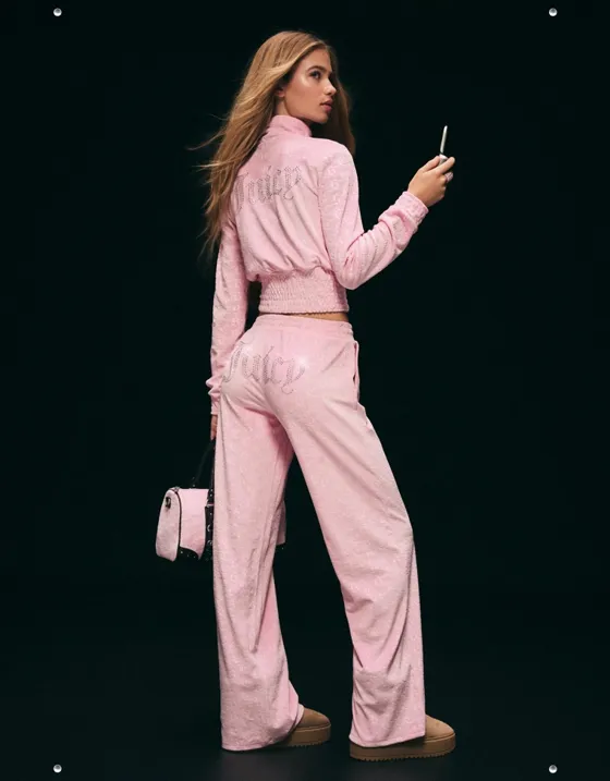 Бархатные брюки JUICY COUTURE X Bershka