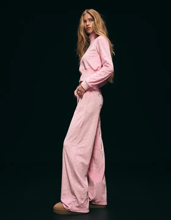 Бархатные брюки JUICY COUTURE X Bershka