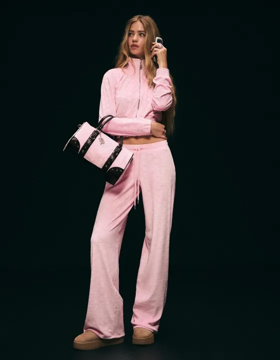 Бархатные брюки JUICY COUTURE X Bershka