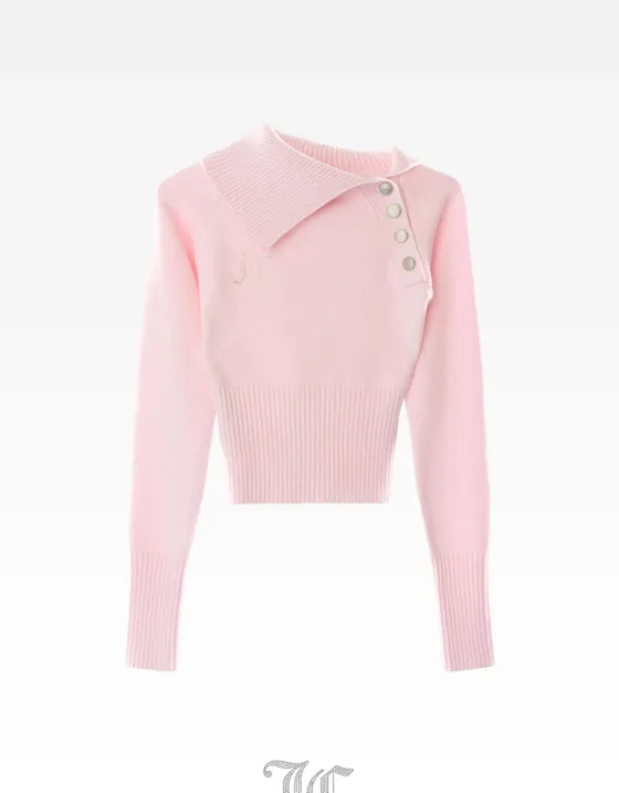 Свитер с воротом на пуговицах JUICY COUTURE X Bershka