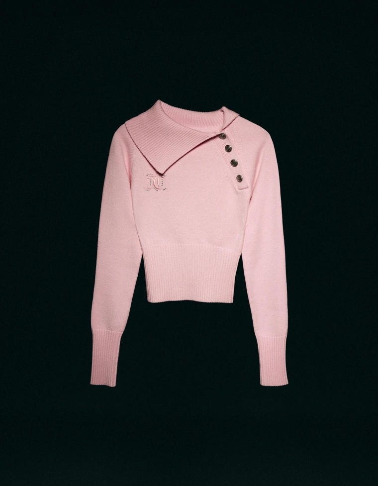 Свитер с воротом на пуговицах JUICY COUTURE X Bershka