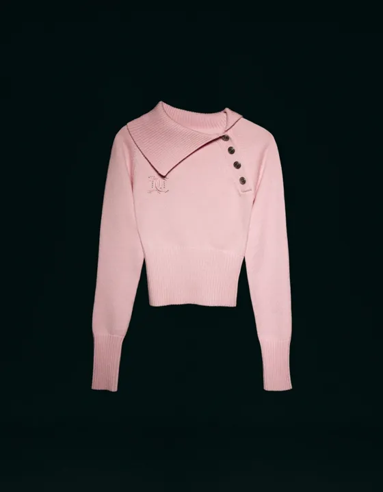 Свитер с воротом на пуговицах JUICY COUTURE X Bershka