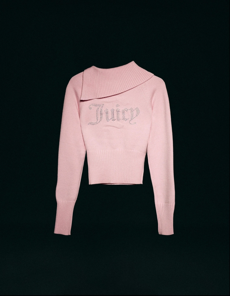 Свитер с воротом на пуговицах JUICY COUTURE X Bershka