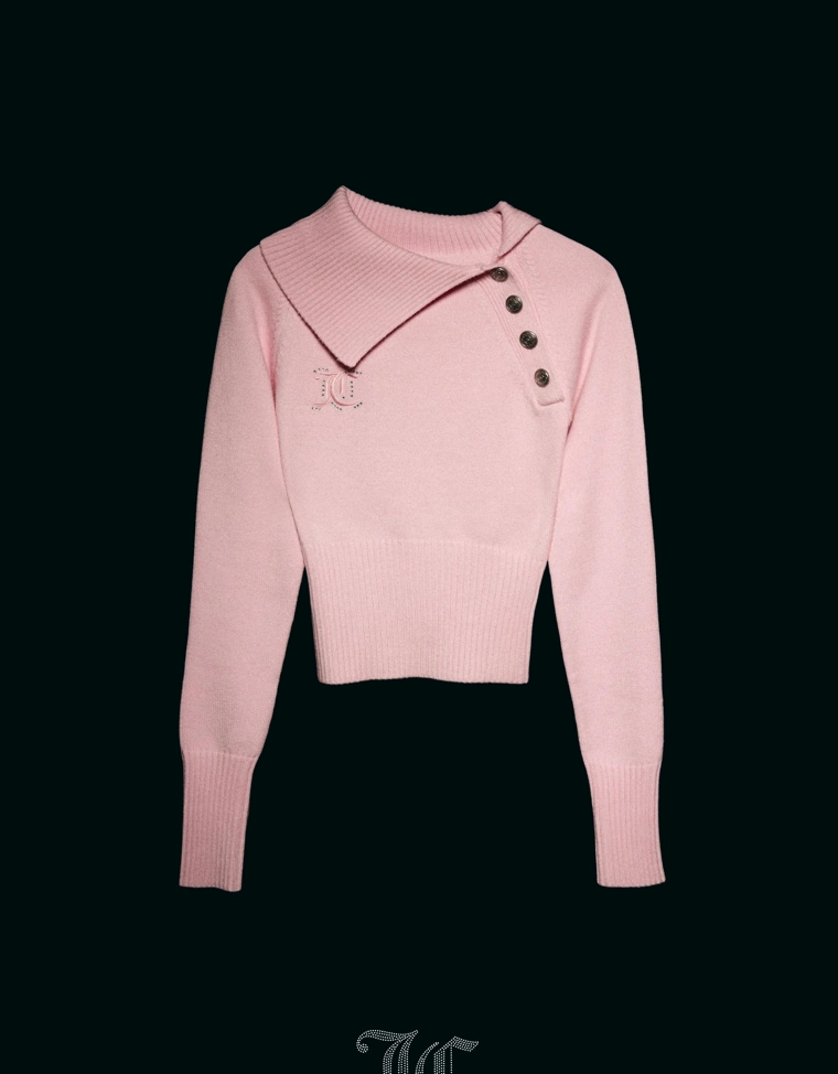 Свитер с воротом на пуговицах JUICY COUTURE X Bershka
