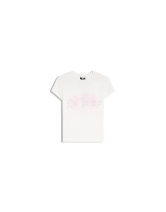 Облегающий топ JUICY COUTURE X Bershka, короткие рукава