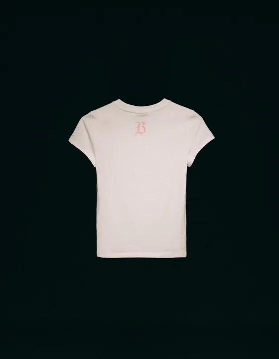Облегающий топ JUICY COUTURE X Bershka, короткие рукава