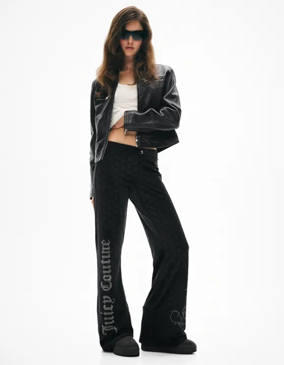 Бархатные брюки JUICY COUTURE X BERSHKA