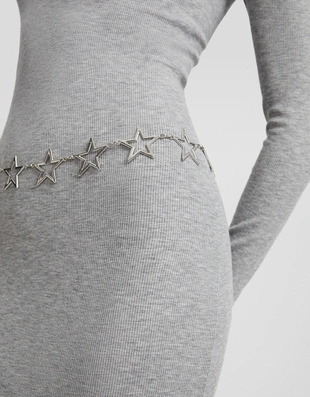 Ремень со звеньями в форме звезд- Заказать в России