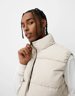 Cream|8616/551 - Bershka Стеганый жилет