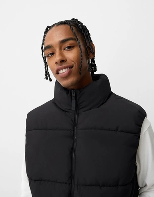 Black|8616/551 - Bershka Стеганый жилет