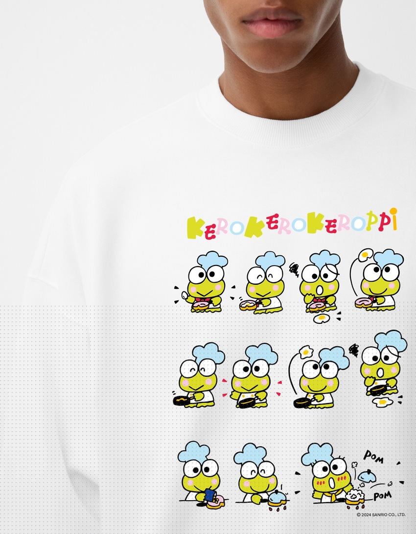 Толстовка из мягкой ткани с принтом Hello Kitty and Friends