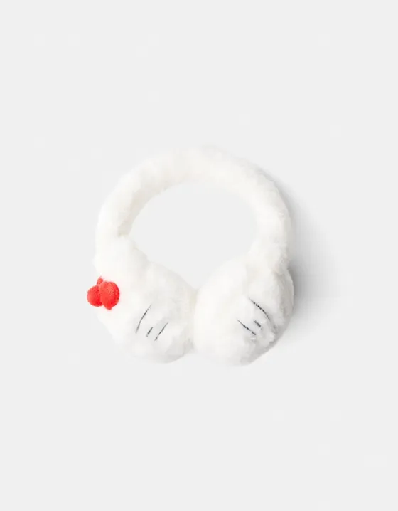 Наушники Hello Kitty из искусственного меха
