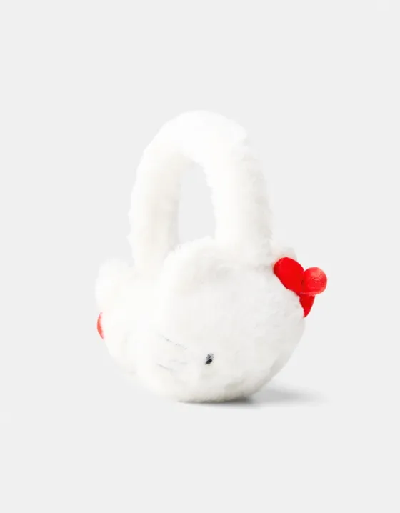Наушники Hello Kitty из искусственного меха