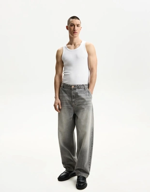 Топ на бретелях в рубчик- Заказать в России