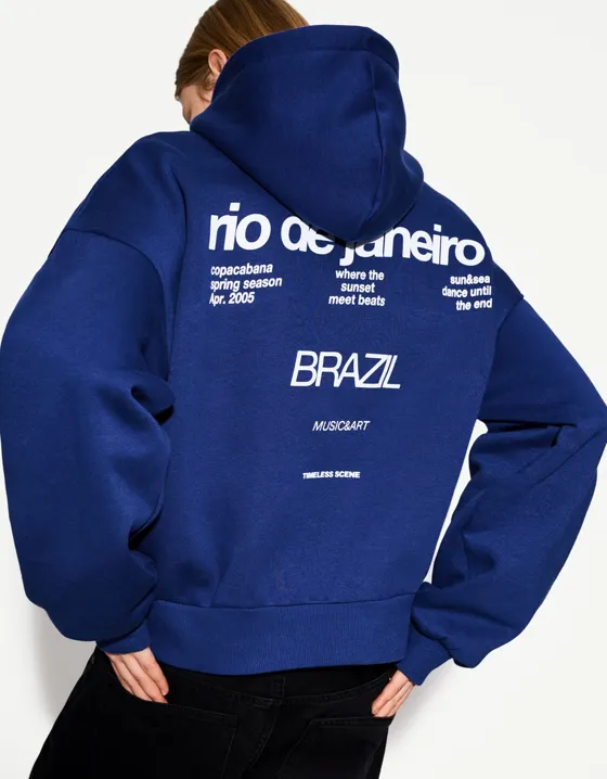 Худи с принтом