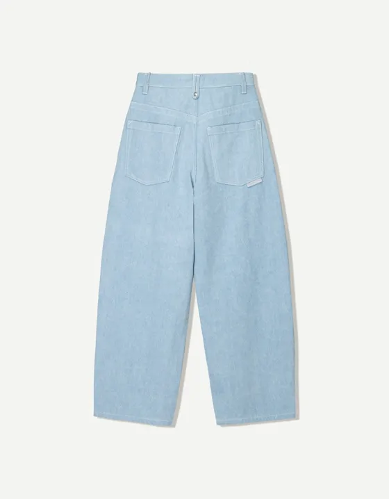 Super baggy full-rise jeans