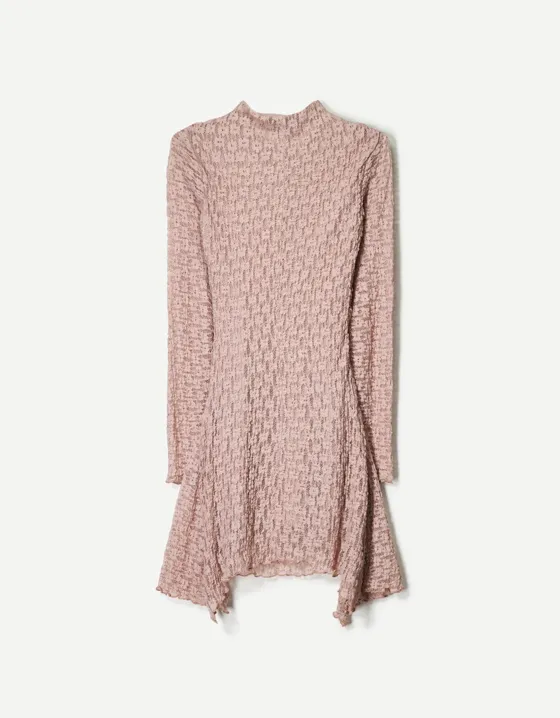 Gathered mini dress