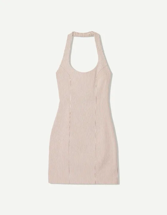 Halter mini dress