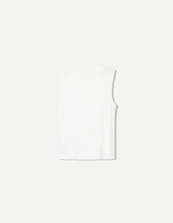 Майка в рубчик