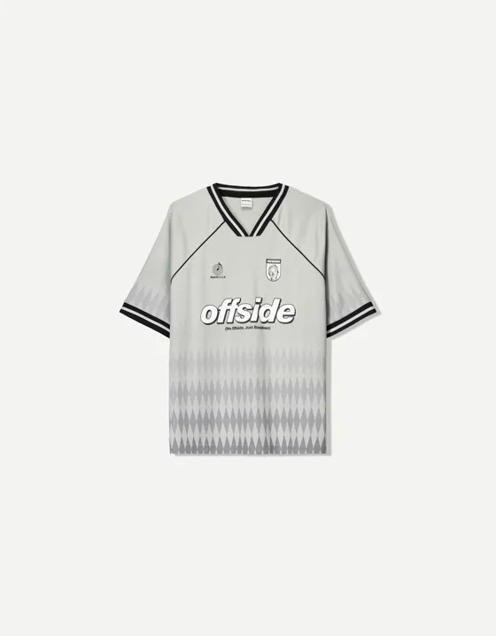 Футболка из сетчатой ткани в спортивном стиле