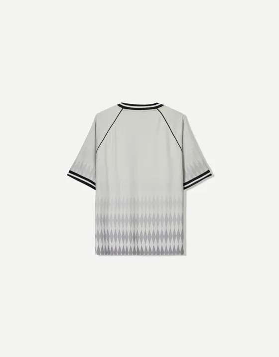 Футболка из сетчатой ткани в спортивном стиле