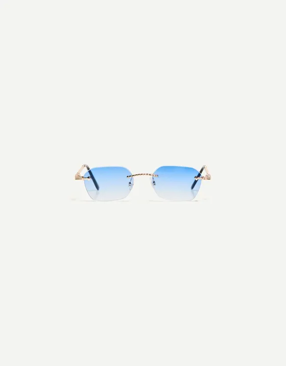 Metallic sunglasses