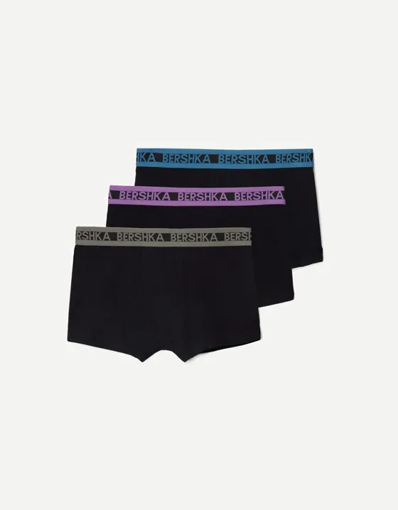 3-pack of boxers with wide waistband