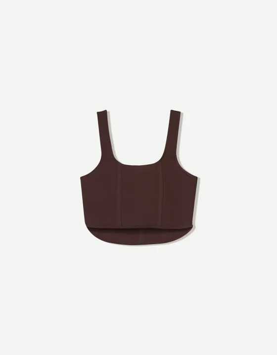 Топ-корсет на бретелях