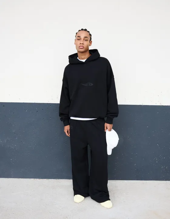 Брюки из мягкой ткани с логотипом out of core