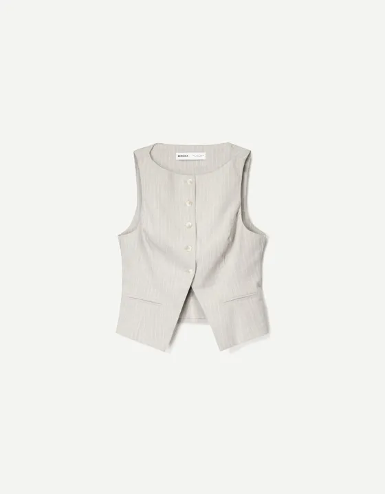 Жилет облегающего кроя