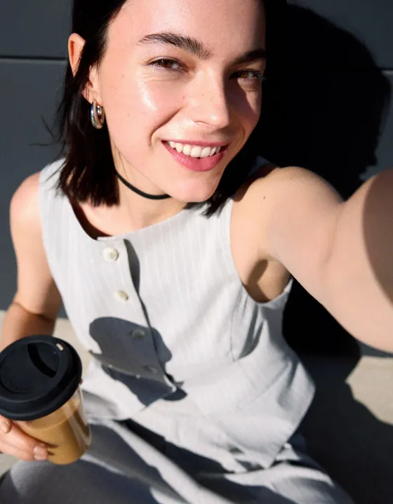 Жилет облегающего кроя