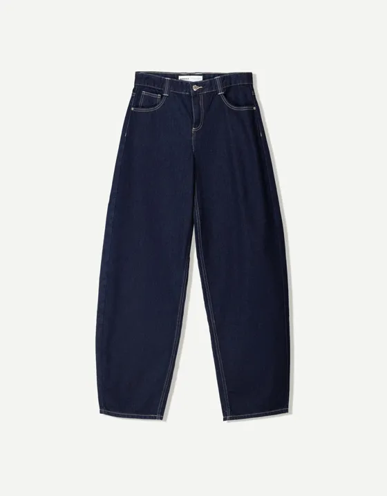 Джинсы barrel свободного кроя