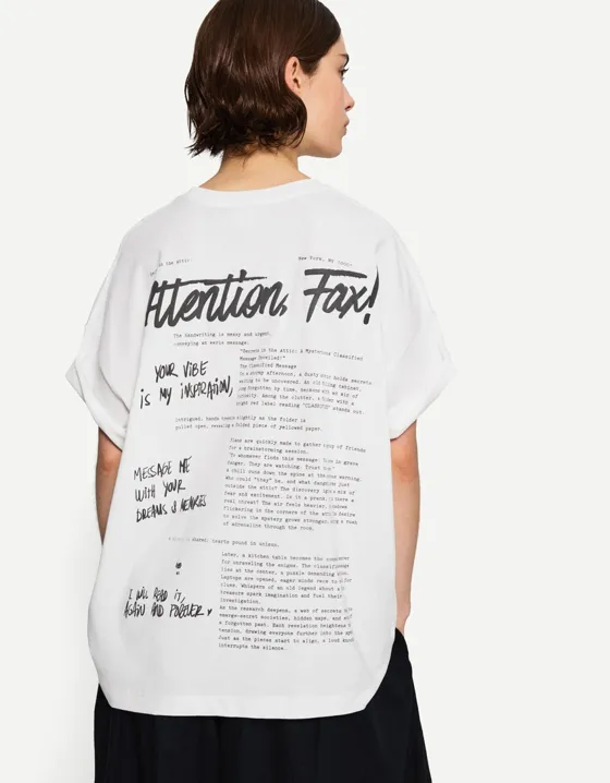 Футболка с принтом