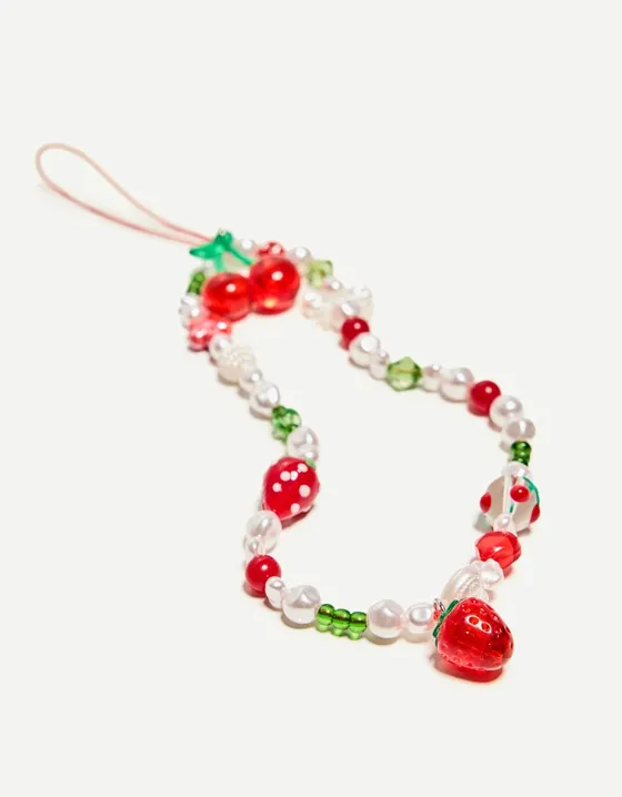 Цепочка для мобильного телефона «Фрукты»