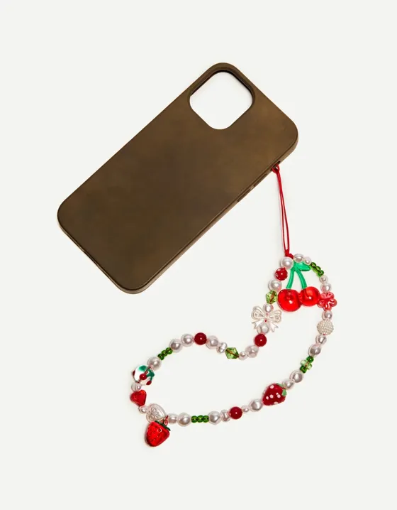 Цепочка для мобильного телефона «Фрукты»