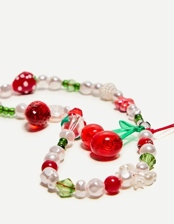 Цепочка для мобильного телефона «Фрукты»